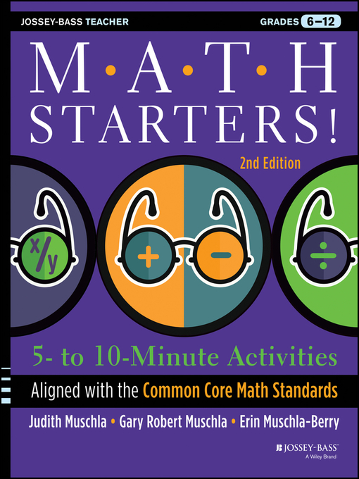 Title details for Math Starters by Judith A. Muschla - Available